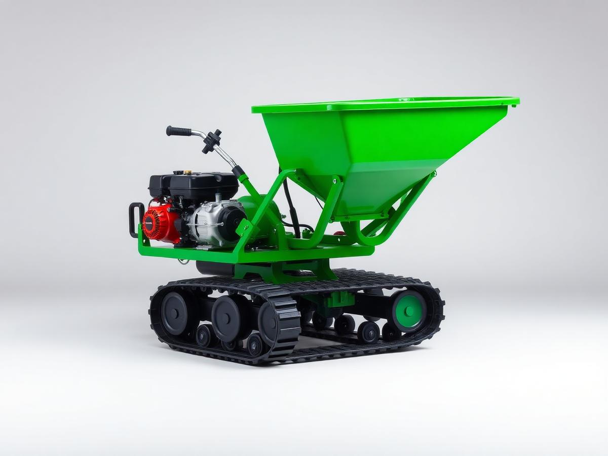 Lumag Tracked Barrow available to hire from Viksons Tool Hire