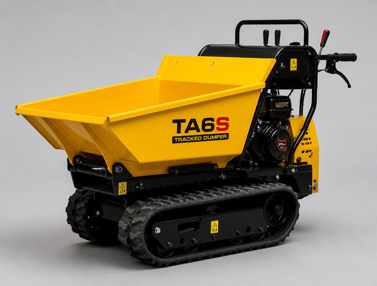 One tonne tracked site dumper